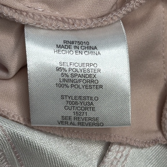 City Vibe | Asymmetrical Metallic Pale Pink Dress, Size 11 NWT - Picture 6 of 9